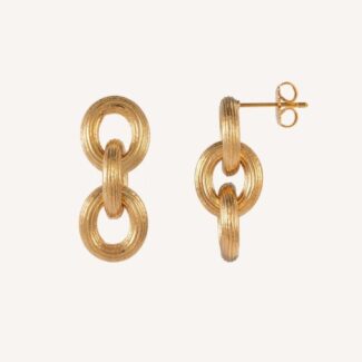 Pendientes Mujer Vidal & Vidal Eslabones Grabados