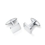 Gemelos Viceroy Cuadrados De Acero Para Hombre